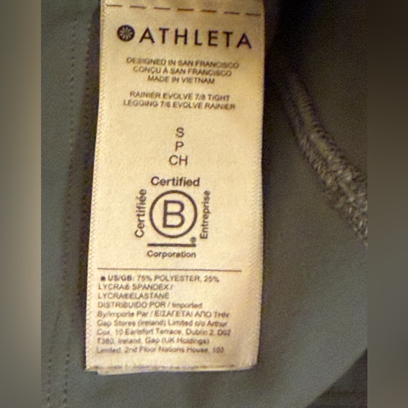 Athleta Rainier High Rise Reflective Stripe Legging - Picture 15 of 16